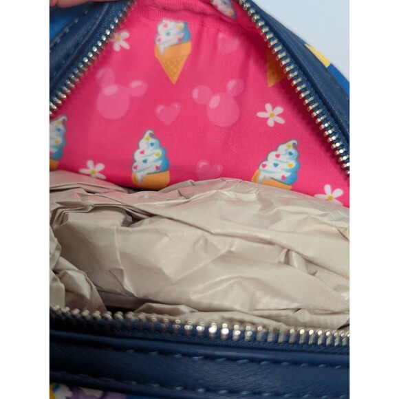 Disney Parks Loungefly Blue Donald and Daisy Mini Backpack Limited Edition main image 4